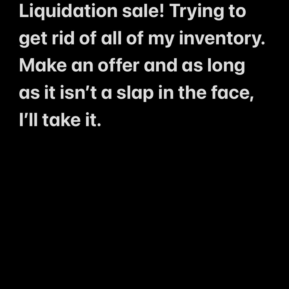 Liquidation sale